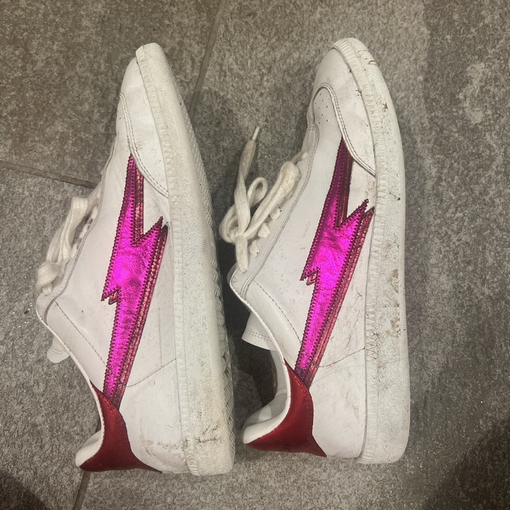 Isabel Marant lightening bolt sneakers